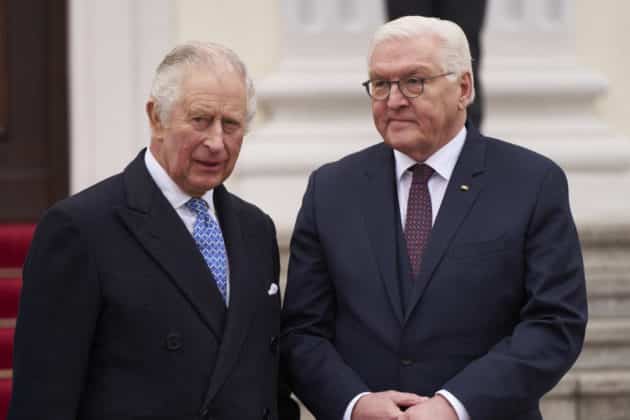 König Charles III. und Bundespräsident Frank-Walter Steinmeier