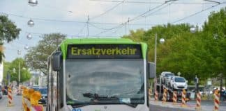 Ersatzverkehr durch Busse © ÜSTRA