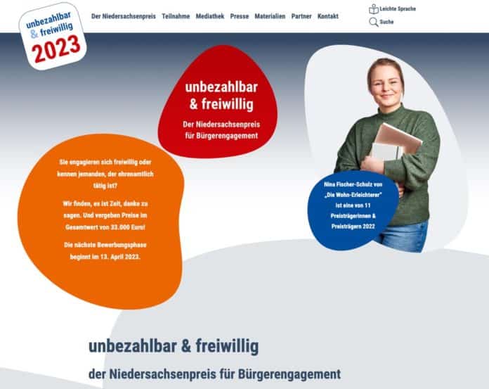 Unbezahlbar und freiwillig - Screenshot © unbezahlbarundfreiwillig.de