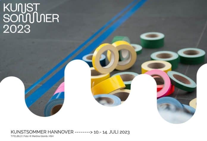 Kunstsommer Hannover 2023 - Screenshot © kunstsommer-hannover.de / Martina Glomb, HSH