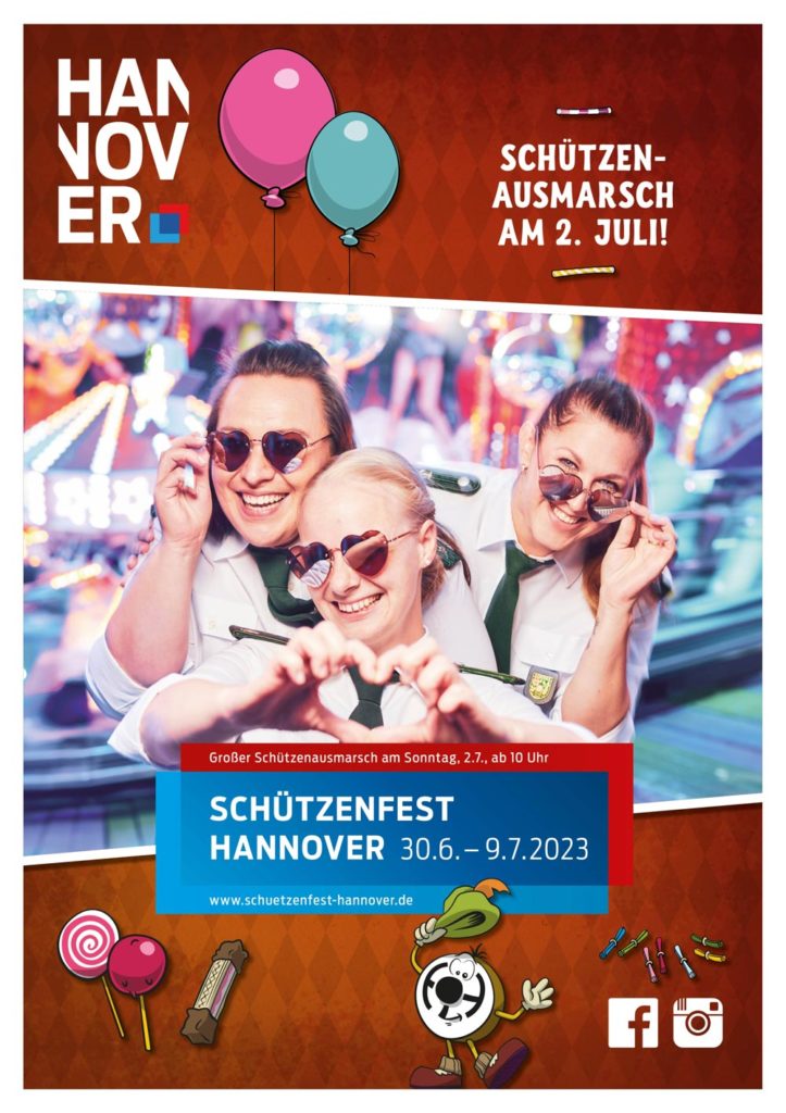 Schützenausmarsch am 2.Juli 2023 © Schützenfest Hannover