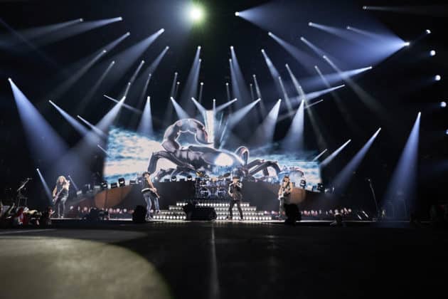 Scorpions auf ihrer Rock Believer World Tour 2023 in der ZAG Arena in Hannover am 19.05.23 © Ulrich Stamm
