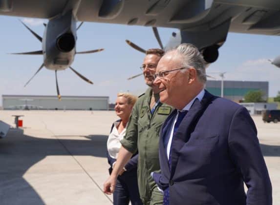 Die NATO Übung Air Defender hat am 12.Juni 2023 in Deutschand begonnen. Ministerpräsident Weil besuchte den Fliegerhorst Wunstorf © Niedersächsische Staatskanzlei