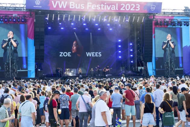 Zoe Wees auf dem VW Bus Festival 2023 in Hannover am 24.Juni 2023 © Ulrich Stamm