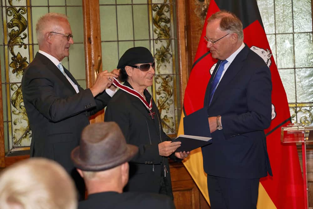 Auszeichnung der Scorpions mit dem Großen Verdienstkreuz des Niedersächsischen Verdienstordens © Ulrich Stamm