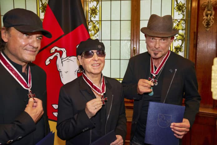 Auszeichnung der Scorpions mit dem Großen Verdienstkreuz des Niedersächsischen Verdienstordens © Ulrich Stamm