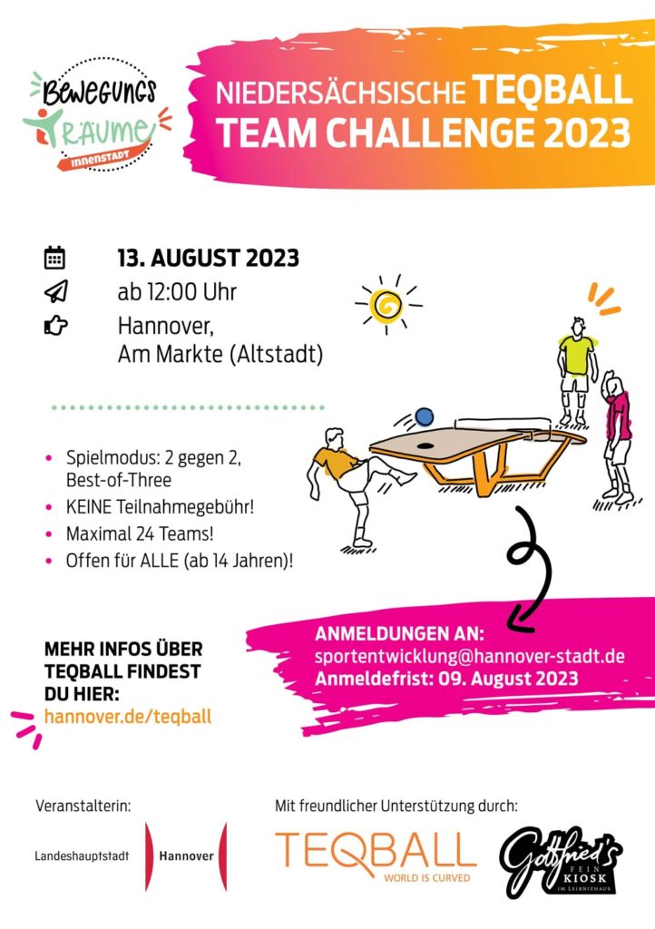 Niedersächsische Teqball Team Challenge 2023 © LHH